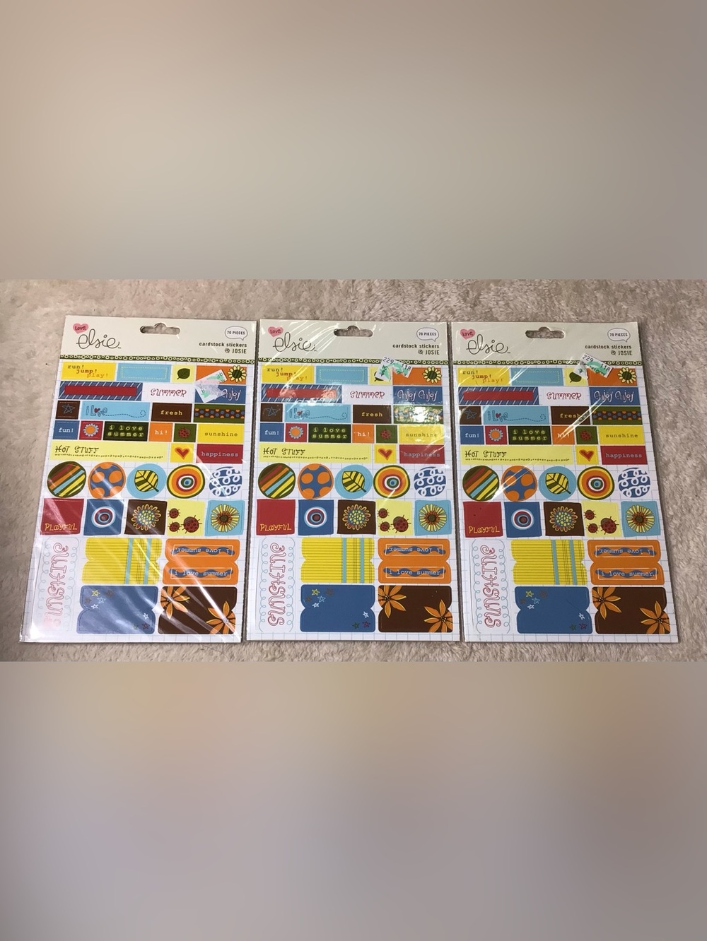 Love, elsie Cardstock Stickers